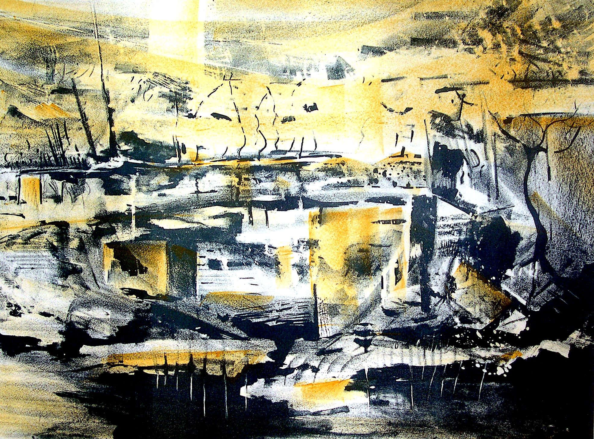 Taşbaskı 'Yansima II' 40x60cm 1996